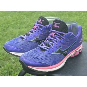 Mizuno Wave Rider 20 Purple Pink Running Shoes J1GD1703 Womens 8